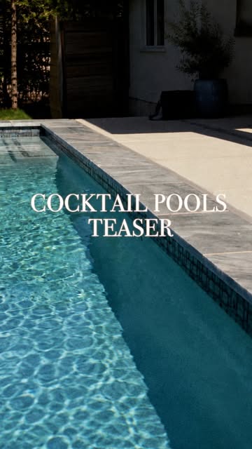 Water Color Cocktail Pools construction reel