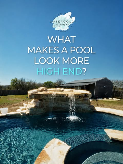 Water Color Cocktail Pools reel about high-end pool details
